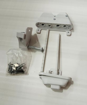RDI Two-Sided Locking Latch, Vinyl Gate Hardware - WHITE (Finyl Line/Endurance Original Rail)