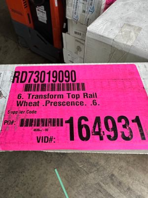 RDI 6 ft. Presence Top Rail - Satin White (Transform Composite Railing)