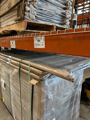RDI 8 ft. x 34 in. Stair Rail Panel - Square Baluster, Matte Black (MetalWorks Excalibur®)