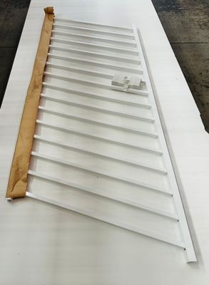 RDI 36 in. x 6 ft. Avalon Aluminum Stair Rail Panel - 3/4 in. Square Balusters, White (Avalon Aluminum Rail)