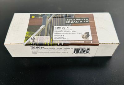 RDI Stair or Level Angle Bracket Kit - Matte Black (MetalWorks Excalibur)