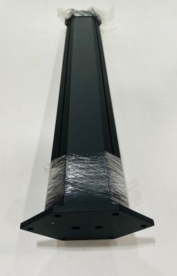 RDI 4 in. x 2 in. x 36 in. Aluminum Corner Post - Matte Black (Elevation Rail)