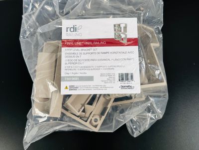 RDI T-Top Level Bracket Set (2 top & 2 bottom brackets)  CLAY (Finyl Line)