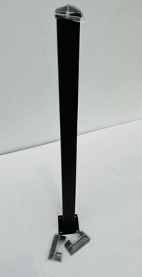 RDI 2 1/2 in. x 2 1/2 in. x 39 in. Aluminum Mid Routed Cable Post - Matte Bronze (Avalon Aluminum Rail)