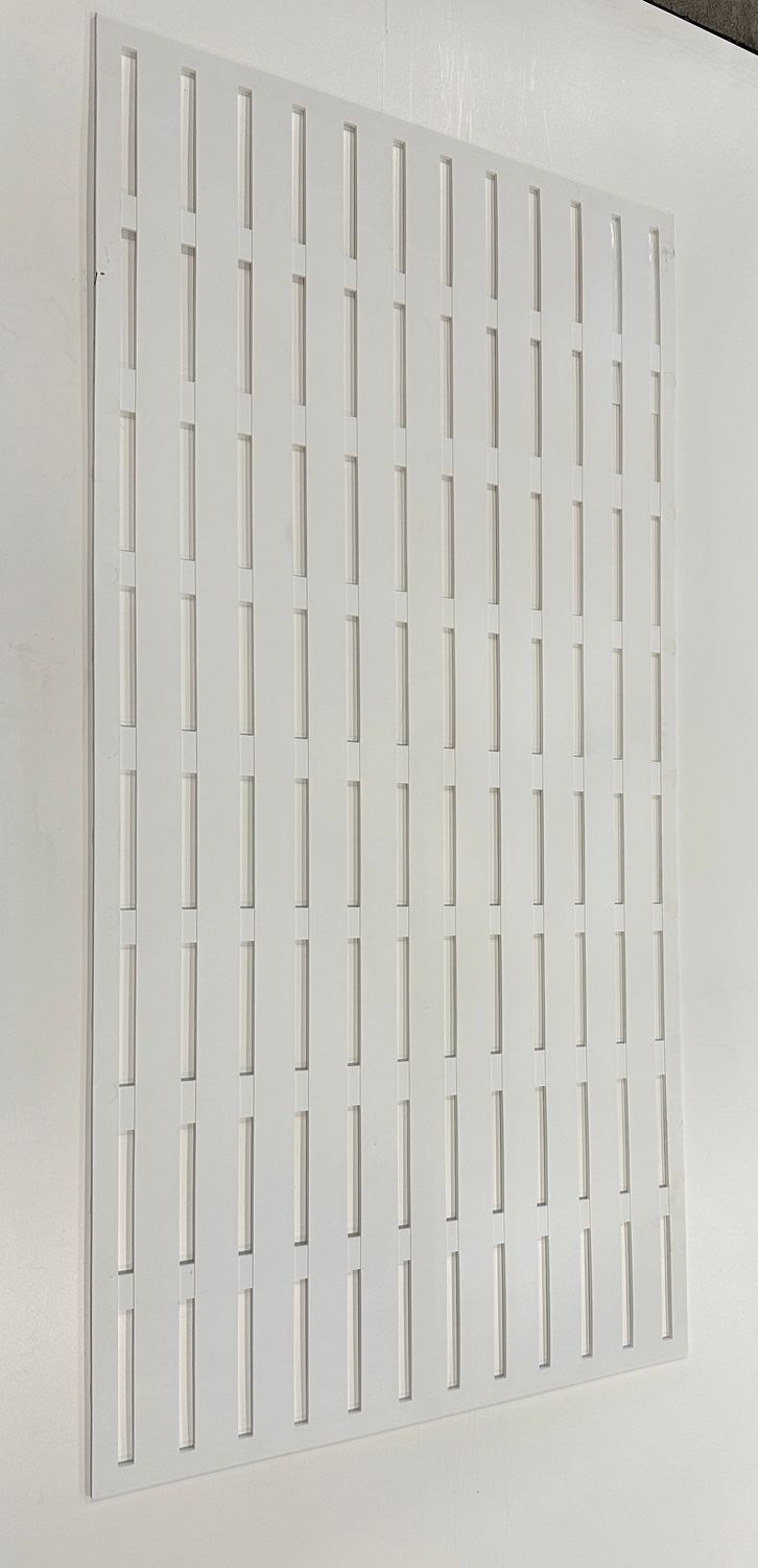 RDI 3 ft. x 6 ft. Boardwalk Decorative Screen Panel - White (Freestyle™)