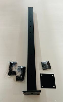 RDI 2 1/2 in. x 2 1/2 in. x 42 in. Aluminum Mid Stair Routed Cable Post - Matte Black (Avalon Aluminum Rail)