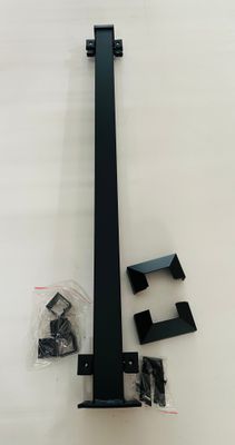 RDI 2 in. x 38 in. x 2 in. Mid Post for 36 in. Rail Height w/ 2 in. Bottom Space - Matte Black (MetalWorks Excalibur®)