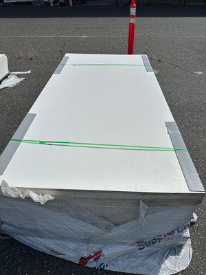 PLY GEM 3/4 in. x 4 ft. x 8 ft. Smooth PVC Sheet (Warehouse Seconds)