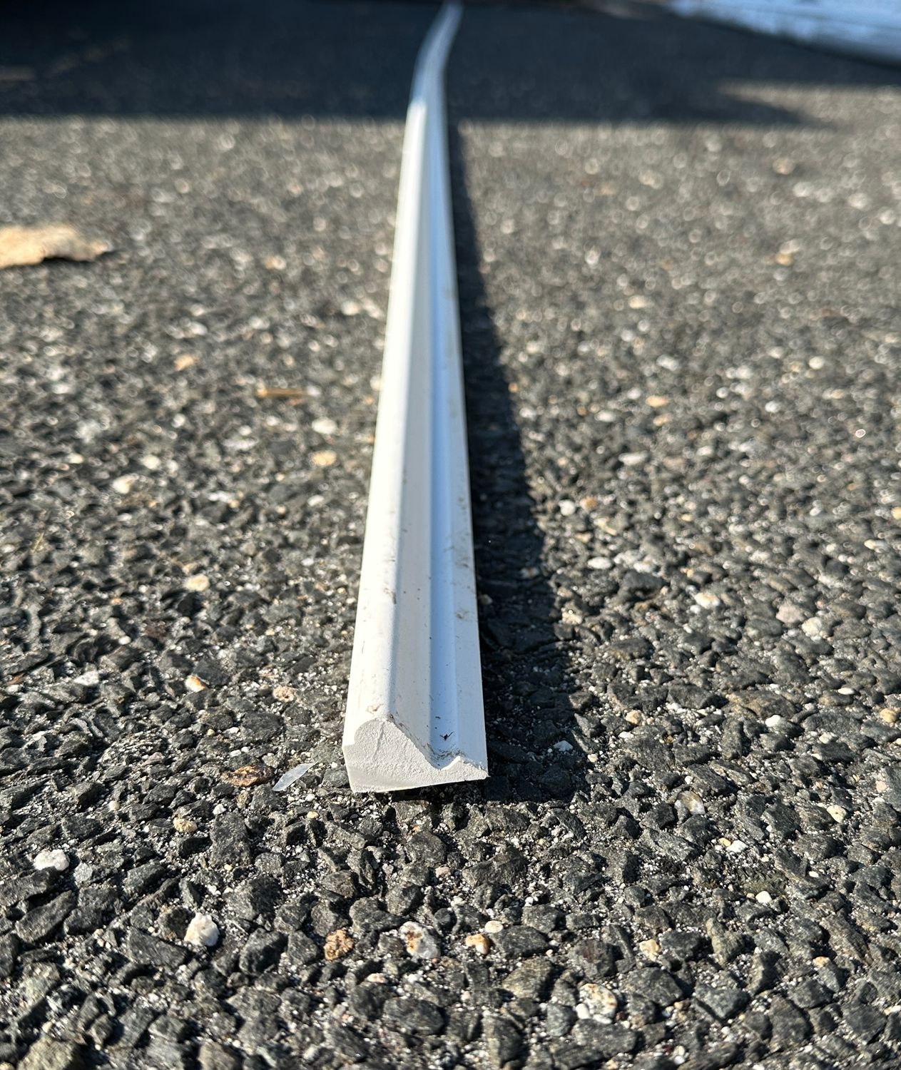 PLY GEM 16 ft. PVC Base Cap (Warehouse Seconds)