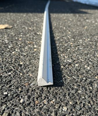 PLY GEM 16 ft. PVC Base Cap (Warehouse Seconds)