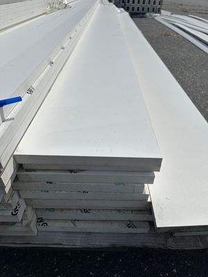 PLY GEM 5/4 in. x 12 in. x 18 ft. Smooth PVC Trim (Warehouse Seconds)