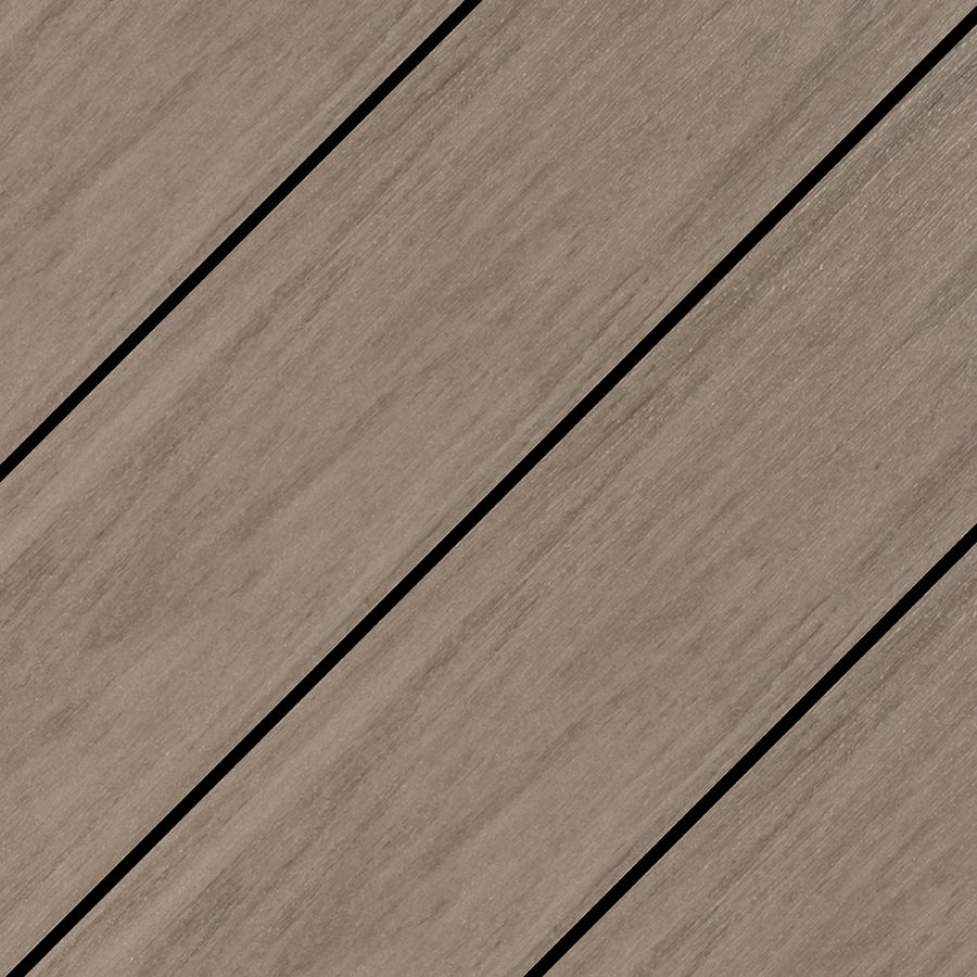 WOLF 1 in. x 6 in. x 16 ft. Square Edge PVC Deck Board - Weathered Ipe WOLF 1 in. x 6 in. x 16 ft. Square Edge PVC Deck Board - Weathered Ipe