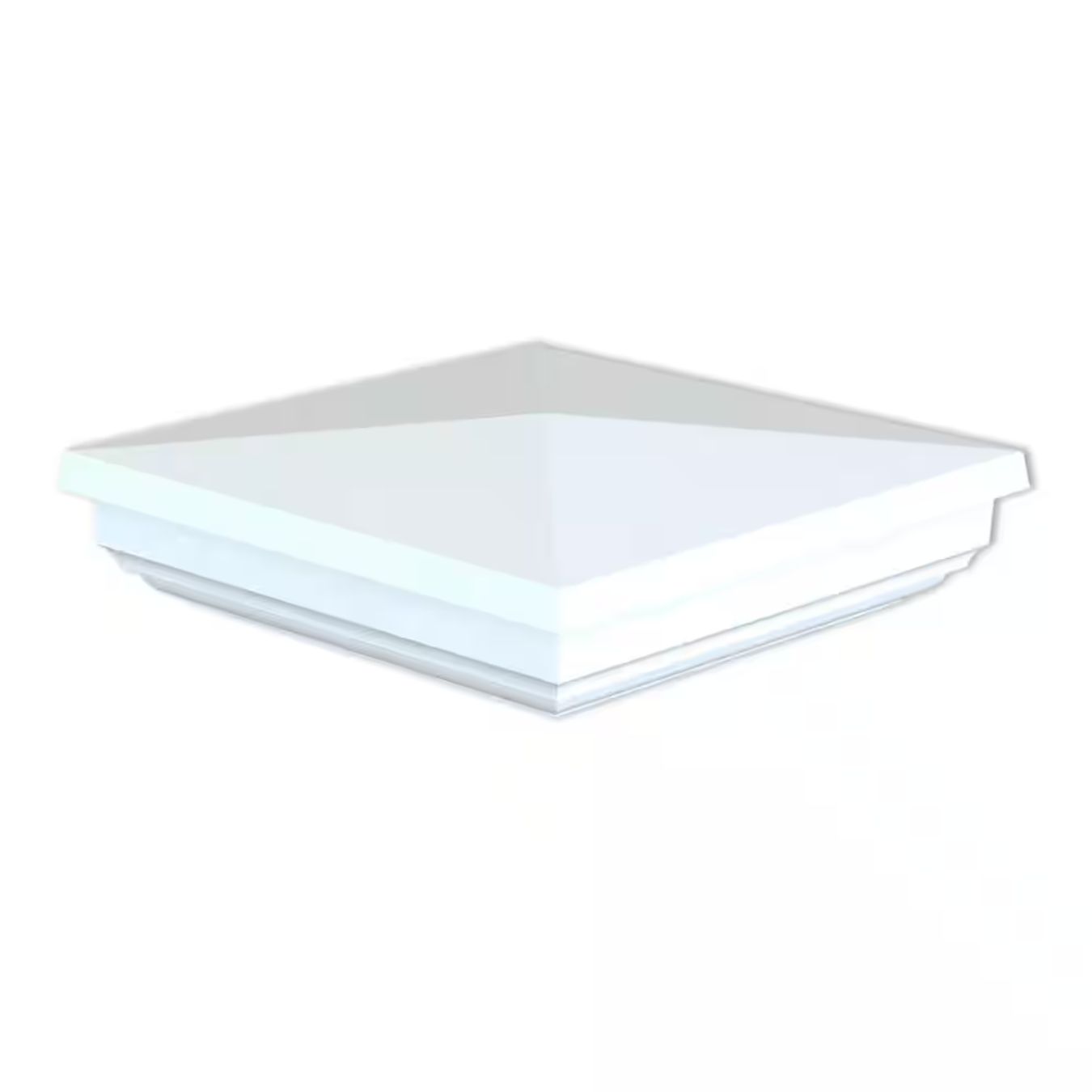 INTEX 6 3/4 in. Newel Pyramid Post Cap - White (for 5 in. Post Sleeve) INTEX 6 3/4 in. Newel Pyramid Post Cap - White (for 5 in. Post Sleeve)