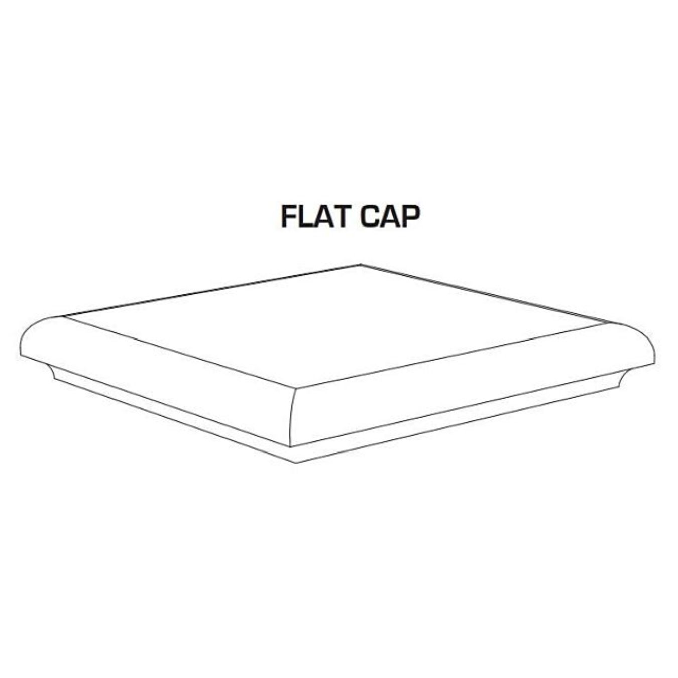 INTEX 4 1/2 in. x 4 1/2 in. Plain Flat Easy Wrap Post Cap INTEX 4 1/2 in. x 4 1/2 in. Plain Flat Easy Wrap Post Cap