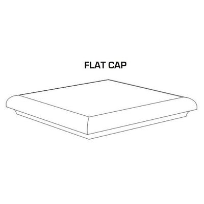 INTEX 4 1/2 in. x 4 1/2 in. Plain Flat Easy Wrap Post Cap INTEX 4 1/2 in. x 4 1/2 in. Plain Flat Easy Wrap Post Cap