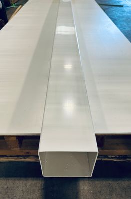 RDI 6 in. x 6 in. x 144 in. Vinyl Post Sleeve - White (Finyl Line/Endurance Original Rail)