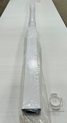 RDI 5 in. x 5 in. x 108 in. Turned Porch Post with Base - WHITE (5000 lb. Capacity) (Finyl Line/Endurance Original Rail)