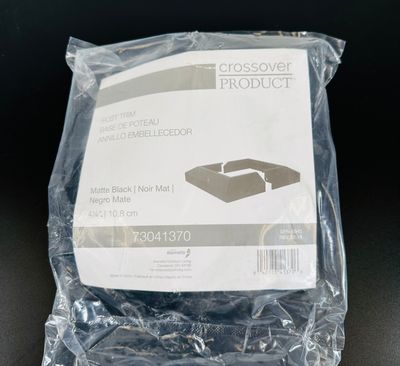 RDI 4 1/4 in. x 4 1/4 in. Trim Ring MATTE BLACK (Avalon Aluminum Rail)