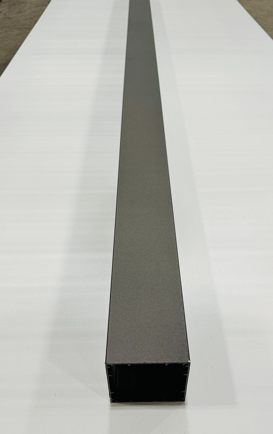 RDI 4 1/4 in. x 4 1/4 in. x 108 in. Aluminum Post Sleeve - Matte Bronze (Avalon Aluminum Rail)