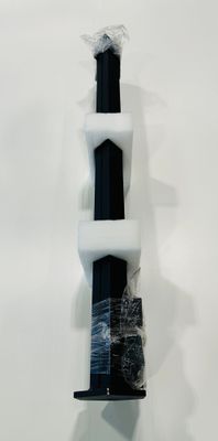 RDI 4 in. x 2 in. x 42 in. Aluminum Corner Post - Matte Black (Elevation Rail)