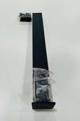 RDI 4 in. x 2 in. x 36 in. Aluminum End Post - Matte Black (Elevation Rail)