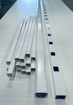 RDI 36 in. x 8 ft. Stair Vinyl Rail Kit with 1 1/4 in. Square Balusters - White (Titan Pro Rail)