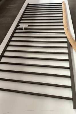 RDI 42 in. x 8 ft. Avalon Aluminum Level Rail Panel - 3/4 in. Square Balusters, Matte Bronze (Avalon Aluminum Rail)