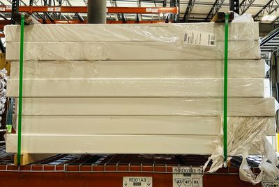 RDI 4 in. x 4 in. x 54 in. Vinyl Post Sleeve - White (Finyl Line/Endurance Original Rail)