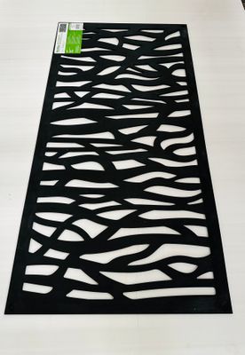 RDI 2 ft. x 4 ft. Sprig Decorative Screen Panel - Black (Freestyle™)