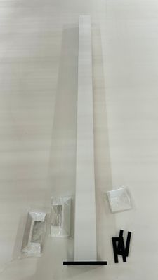 RDI 2 1/2 in. x 2 1/2 in. x 45 in. Aluminum Standard Post - White (Avalon Aluminum Rail)