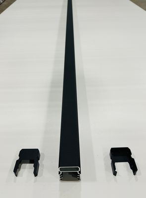 RDI 8 ft. Tristan Top Rail - Matte Black (Avalon Aluminum Rail)