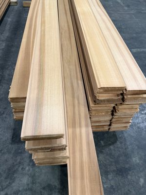 Western Red Cedar Clear Vertical Grain T&G V4E 1 in. x 6 in - S1S2E KD (Warehouse Seconds)