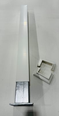 RDI 3.4 in. x 3.4 in. x 38.125 in. Blank Post Kit - White (Titan Pro Rail)