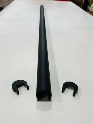 RDI Lanval 6 ft. Top Rail - Satin Black (Discontinued Color & Profile, Avalon Aluminum Rail)