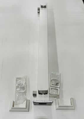 RDI 3.4 in. x 3.4 in. x 44.125 in. Corner Post Kit - White (Titan Pro Rail)