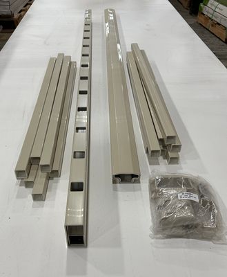 RDI 36 in. x 6 ft. Endurance Level Vinyl Rail Kit - 1 1/4 in. Square Balusters, Sand (Endurance Original Rail)