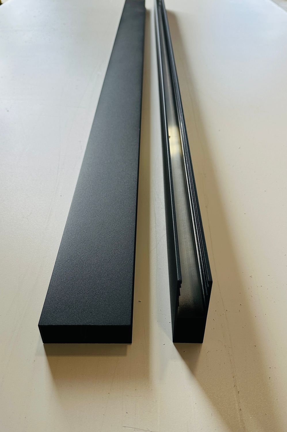 RDI 6 ft. Wide Half Privacy Rail Kit - Matte Black (Privacy Rail)