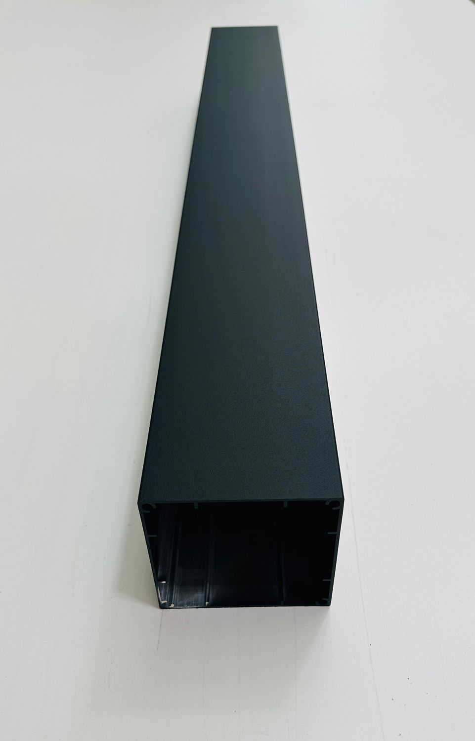 RDI 4 1/4 in. x 4 1/4 in. x 39 in. Aluminum Post Sleeve - Matte Black (Avalon Aluminum Rail) RDI 4 1/4 in. x 4 1/4 in. x 39 in. Aluminum Post Sleeve - Matte Black (Avalon Aluminum Rail)