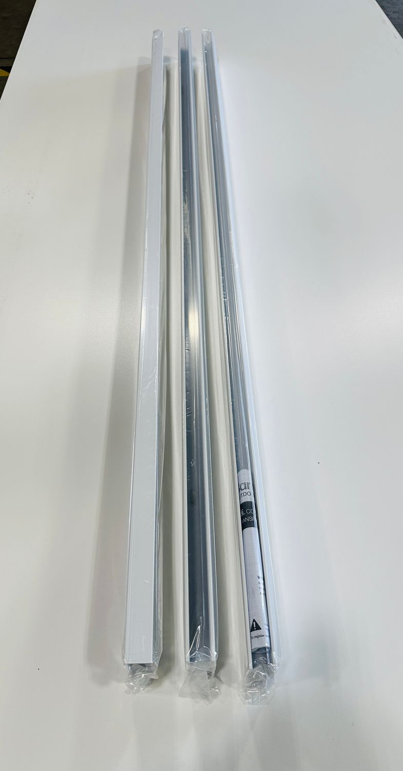 RDI 6 ft. Wide Full Privacy Rail Kit - White (Privacy Rail)