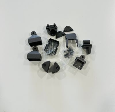 RDI Tristan Angle Bracket Kit (set of 4 – 2 top, 2 bottom) – MATTE BRONZE (Avalon Aluminum Rail)