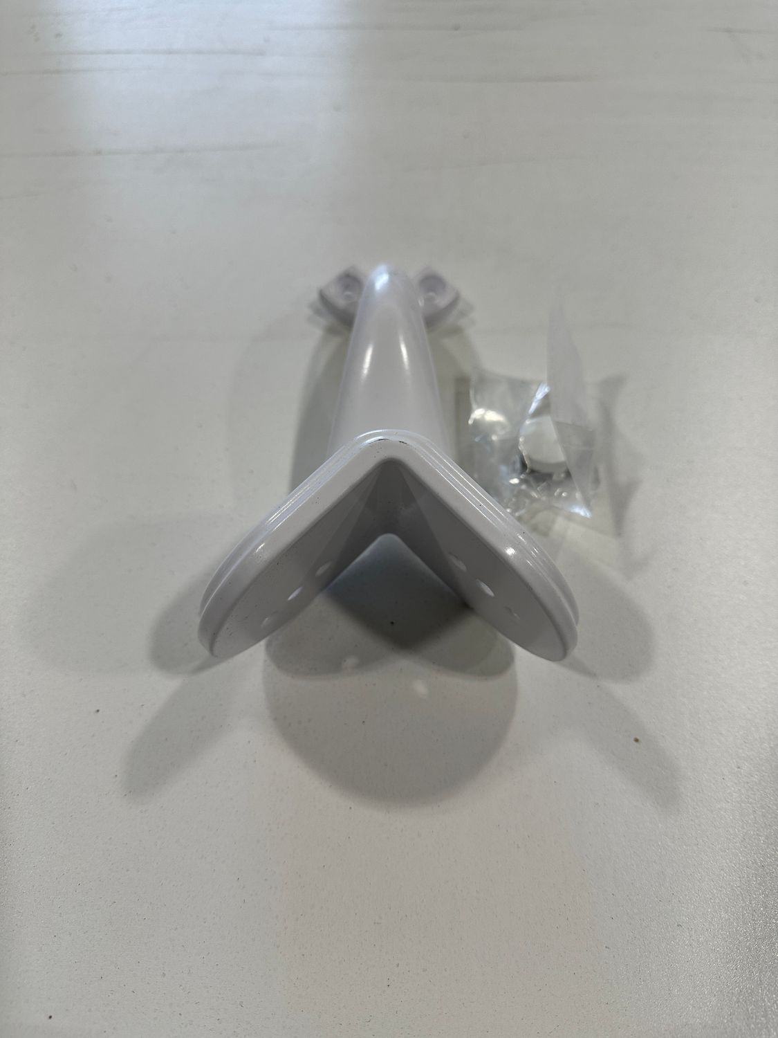 RDI Inside Corner Mounting Bracket - White (Vinyl ADA Handrail)