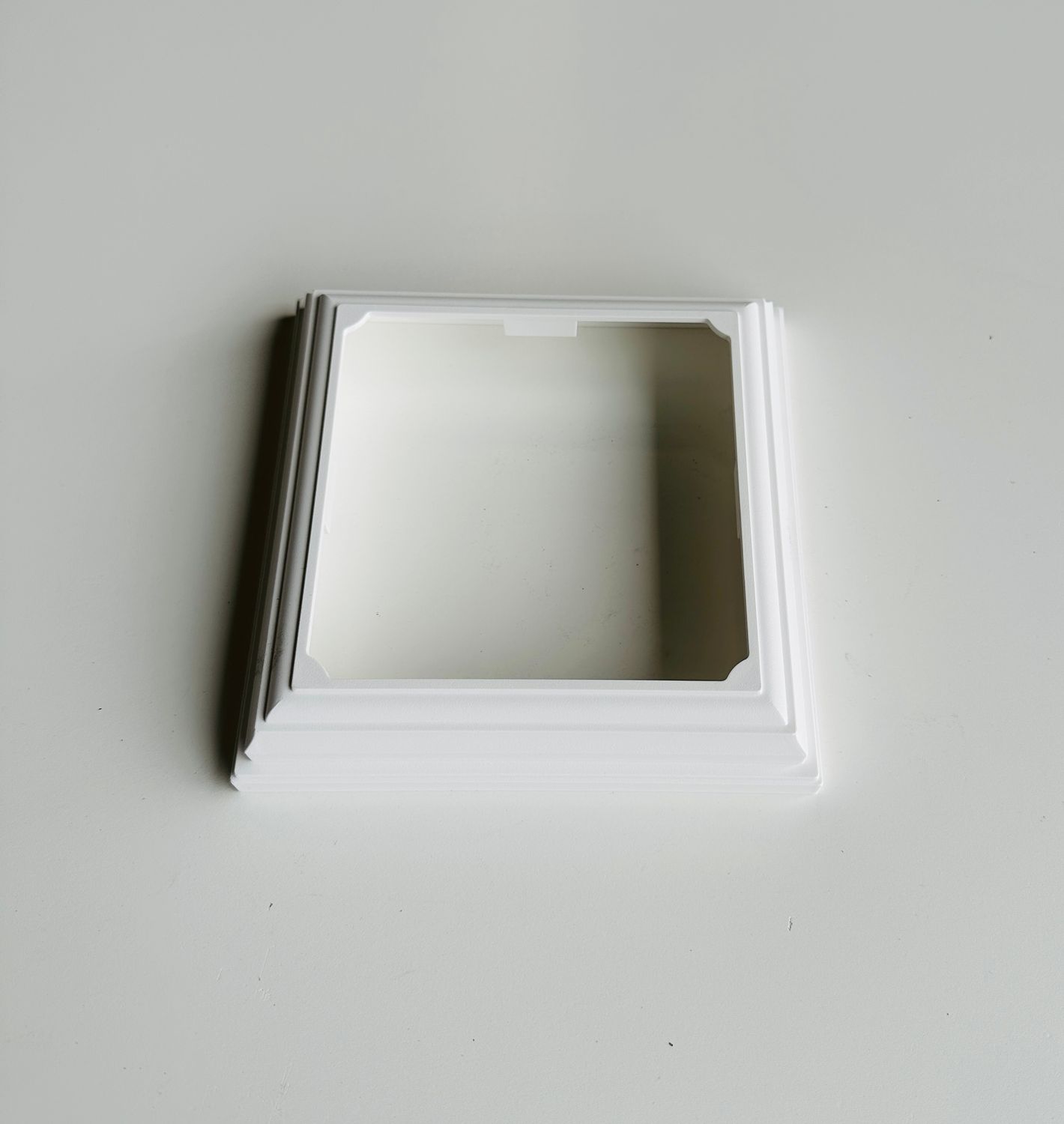 RDI 5 in. x 5 in. Trim Ring - Satin White (Transform Composite Railing)