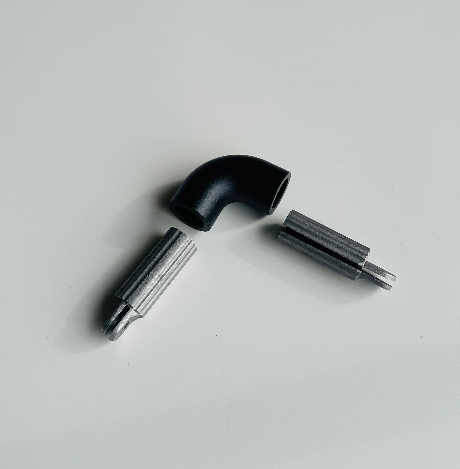 RDI 90 Degree Corner Joiner - Matte Black (Aluminum ADA Handrail)
