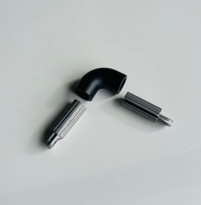 RDI 90 Degree Corner Joiner - Matte Black (Aluminum ADA Handrail)