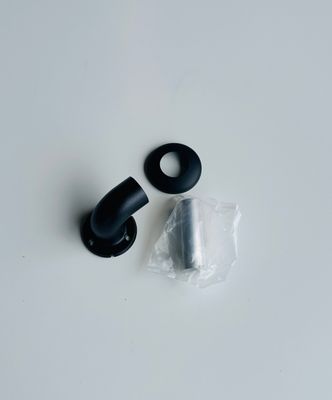 RDI 90 Degree Post Return for Vinyl Posts - Matte Black (Aluminum ADA Handrail)