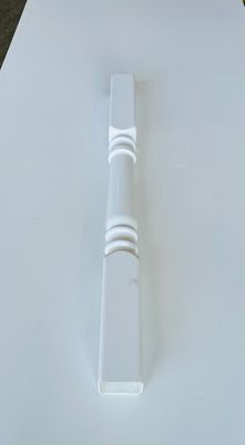 RDI 4 in. x 4 in. x 48 in. Turned Post Sleeve - White (Endurance Original Rail)