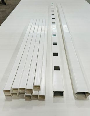 RDI 42 in. x 8 ft. Stair Vinyl Rail Kit with 1 1/4 in. Square Balusters - White (Titan Pro Rail)