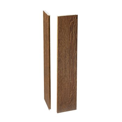 DIAMOND KOTE Pro-Post Wrap 4 in. x 4 in. x 12 ft. - Canyon (Woodgrain)