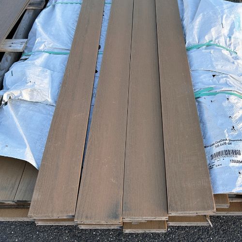 Moistureshield 1 in. x 6 in. x 12 ft. Grooved Full Profile Deck Board - Shoreside (Warehouse Seconds) Moistureshield 1 in. x 6 in. x 12 ft. Grooved Full Profile Deck Board - Shoreside (Warehouse Seconds)