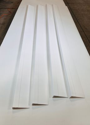RDI 6 in. x 6 in. x 96 in. Vinyl 4 Piece Post Wrap - White (Finyl Line/Endurance Original Rail)